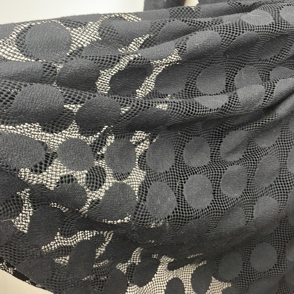 H&M || Women's Black Polka Dot Overlay Dress; Size Small - Picture 7 of 13